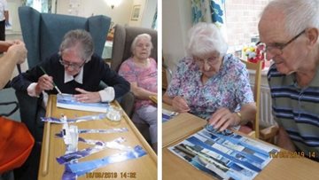 Crafty fun at Chaseview care home